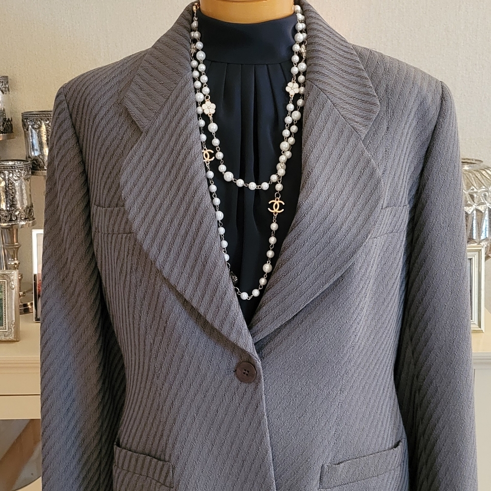 COPY - NEW! 100% Wool GIORGIO ARMANI Striped Blazer/Sport Coat